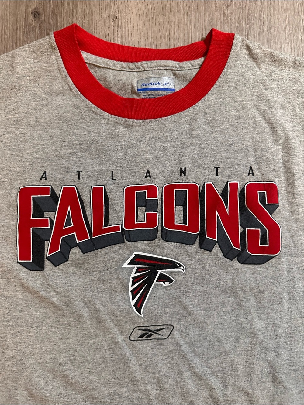 Vintage ReebokAtlanta Falcons Ringer Tee - Picture 3 of 4